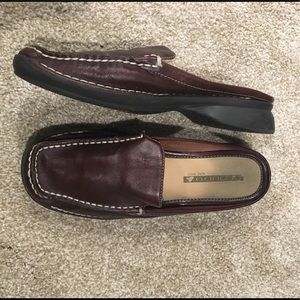 Nine west leather mules size 6.5